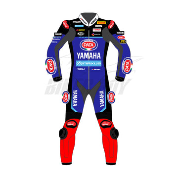 Jonathan Rea 2025 PATA Yamaha SBK Racing Suit - Official #1 Gear for Professional Riders
