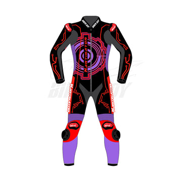 Jorge Martin 2024 MotoGP Winter Test Leather Race Suit - Official #89 with CE-Certified Protection and Aerodynamic Fit