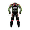 High-Performance Alex Lowes Kawasaki SBK Racing Suit 2024 – Durable Leather, CE Armor, and Elastic Stretch Panels for Pro Riders