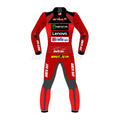 High-Performance Álvaro Bautista Ducati Racing Suit 2024 – Durable Leather, CE-Certified Armor, and Aerodynamic Fit for Pro Riders