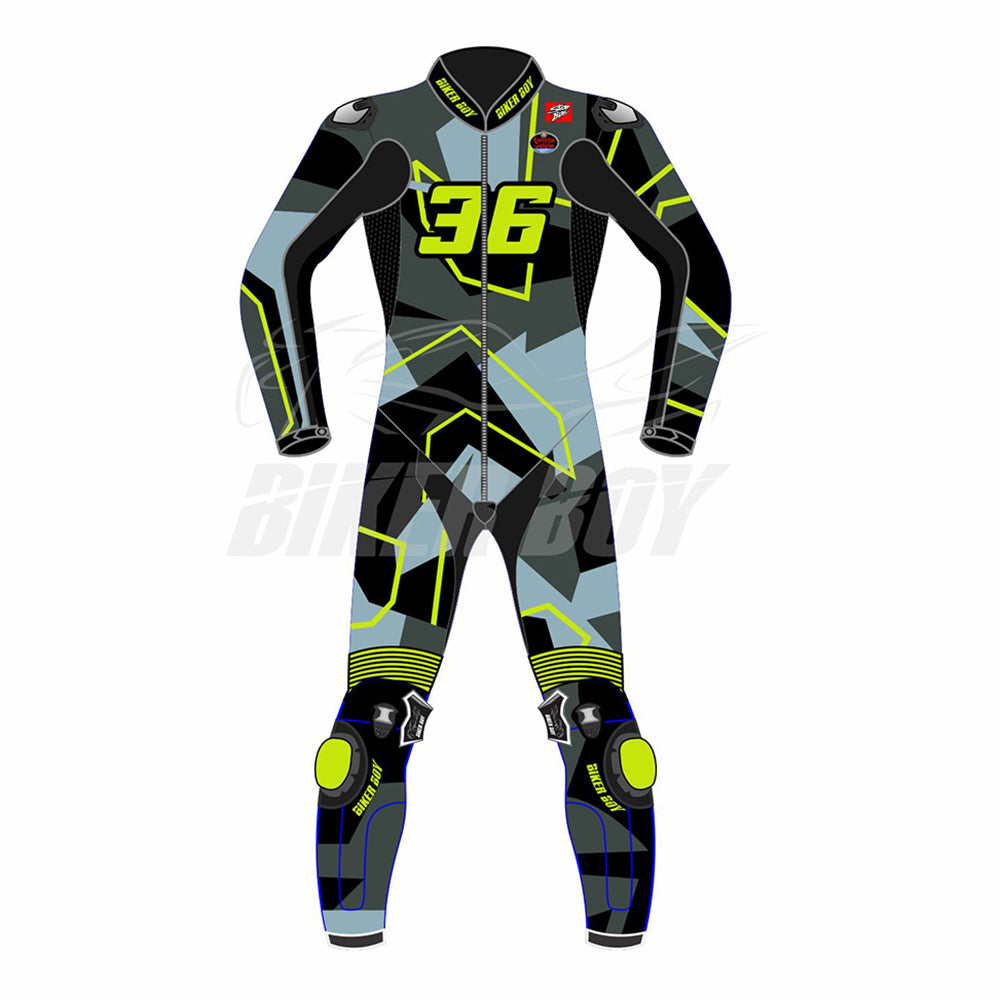 Joan Mir 2023 MotoGP Winter Test Full Leather Race Suit – Premium gear designed for top performance, offering superior protection and comfort during winter testing sessions in the 2023 MotoGP season.