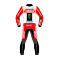 Official Yamaha MotoGP Leather Suit for Fabio Quartararo – Premium Leather and CE Protection for Racing Performance