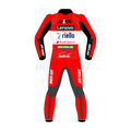 Official Ducati Lenovo MotoGP Leather Suit – Francesco Bagnaia British GP 2024 Replica with Premium Protection
