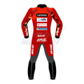 Official Ducati Leather Race Suit Francesco Bagnaia 2025 - MotoGP Suit with CE Armor and High-Performance Design