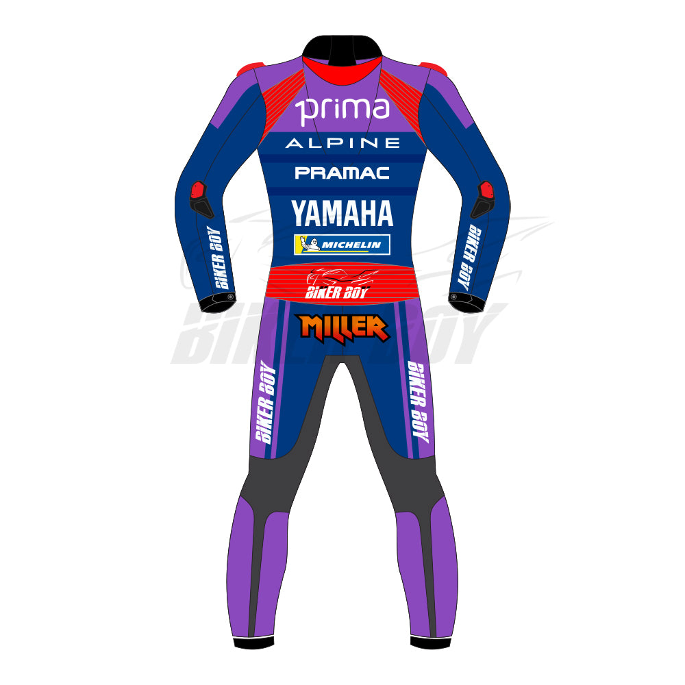 Jack Miller 2025 MotoGP Pramac Leather Race Suit - Official #43, Premium Protection & Performance