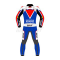 Authentic Joan Mir Honda Repsol Leather Race Suit – British GP 2024 Edition for Track Day Riders and MotoGP Fans