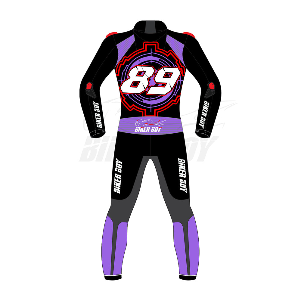 Jorge Martin 2024 MotoGP Winter Test Leather Race Suit - Official #89 with CE-Certified Protection and Aerodynamic Fit