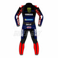 2023 Fabio Quartararo Yamaha MotoGP Race Suit – Premium full leather racing suit offering superior safety, agility, and flexibility for Fabio Quartararo during the 2023 MotoGP World Championship.