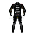 Authentic Maverick Vinales 2024 MotoGP Racing Suit – Aprilia Design with CE Armor for Maximum Protection
