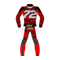 Authentic Marco Bezzecchi 72 MotoGP Racing Suit 2024 - High-Performance Leather Motorcycle Suit for Track Days and Winter Tests