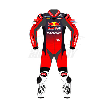 Pedro Acosta 2024 Red Bull GasGas MotoGP Racing Suit – Official Design with CE Armor and Aerodynamic Fit