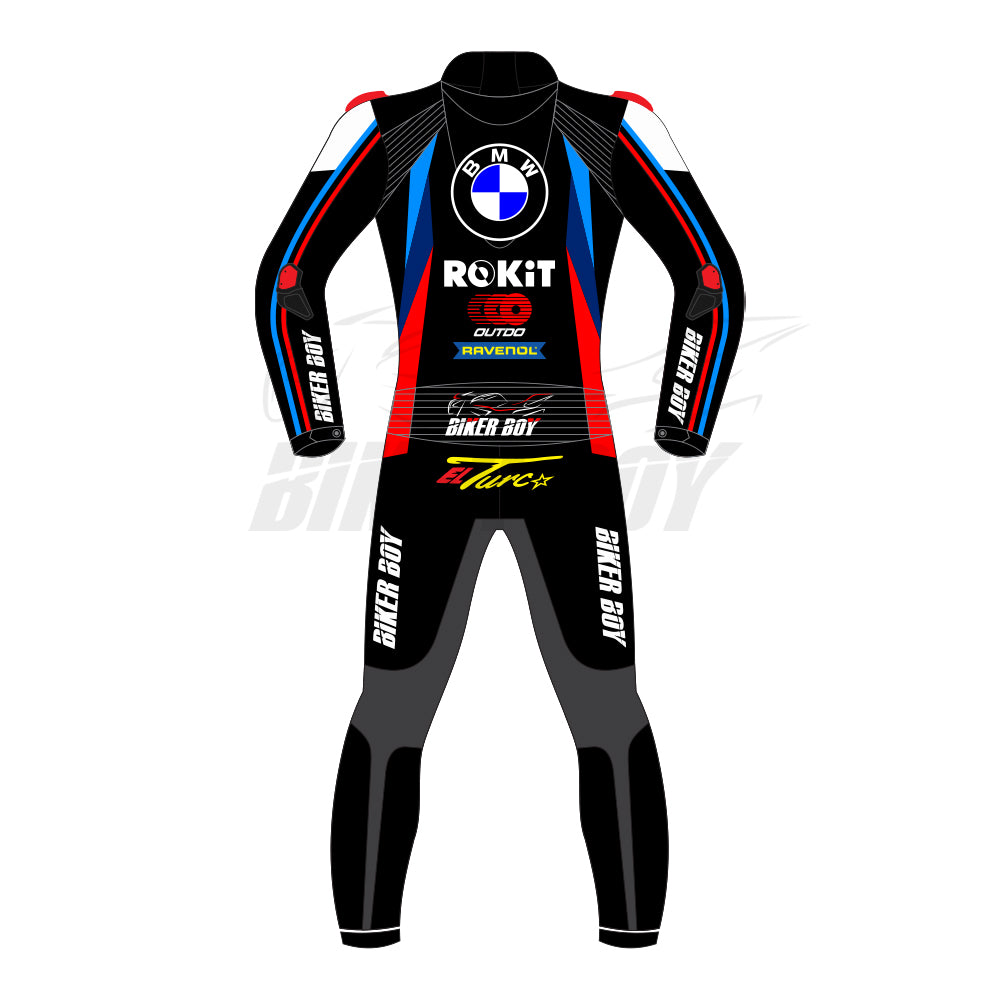 Toprak Razgatlioglu 2025 BMW ROKiT SBK Racing Suit - Official #54 with CE Armor and Premium Leather for Maximum Track Protection