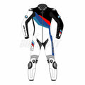 BMW Motorrad Dyno S1 Leather Racing Suit 2023 – High-performance leather suit designed for MotoGP riders, offering superior protection and agility during intense racing conditions in the 2023 season.