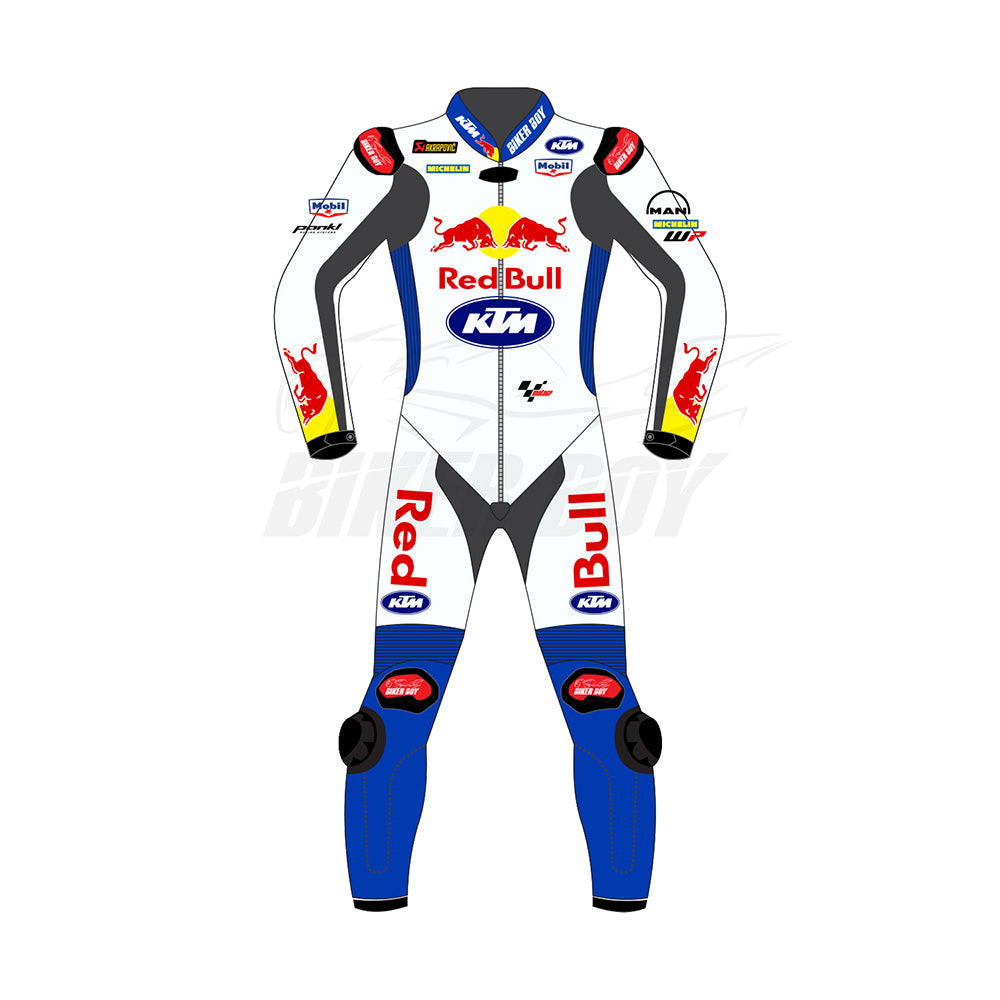 Brad Binder 2024 MotoGP racing suit - Red Bull KTM British GP edition with premium leather and race protection for professional riders