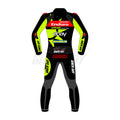 2024 Fabio Di Giannantonio VR46 MotoGP racing suit - authentic MotoGP design, impact protection, and high-quality leather for track performance