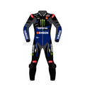Fabio Quartararo 2024 Yamaha MotoGP Racing Suit – Monster Energy Edition with CE Armor for Maximum Protection