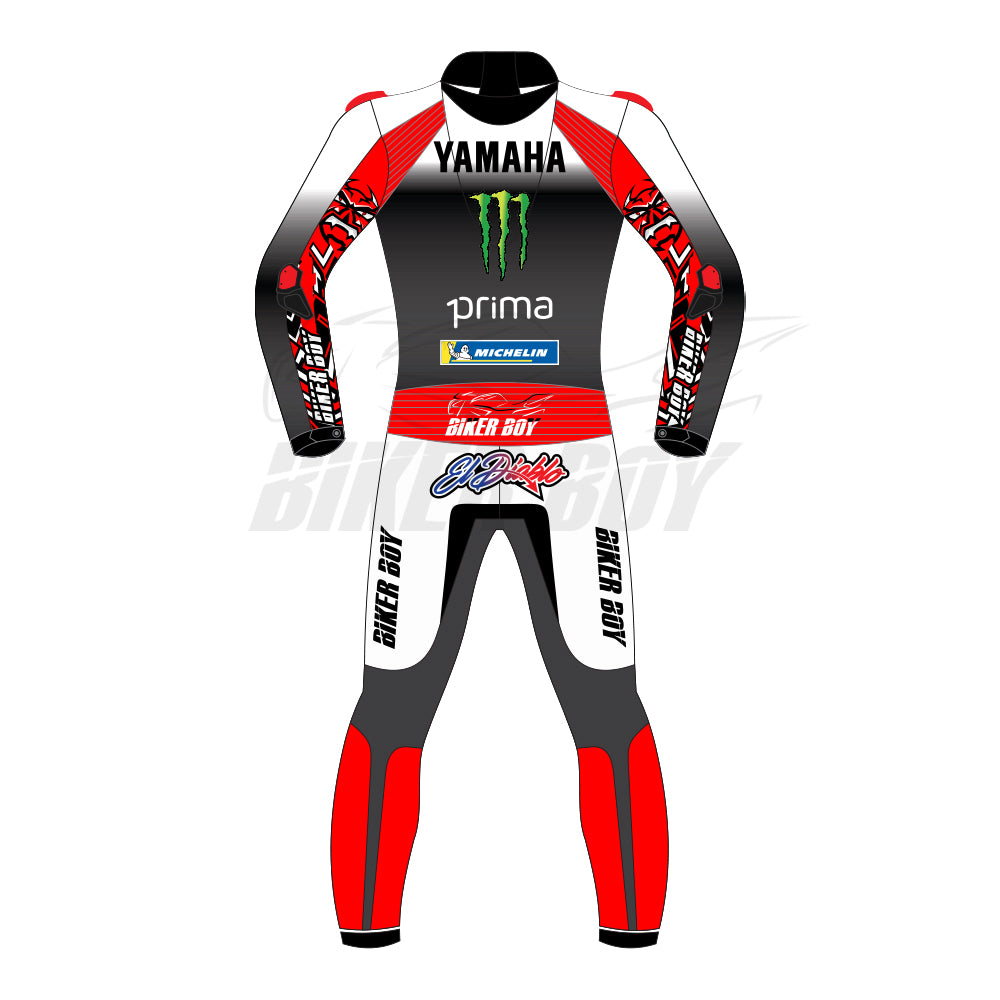 2025 Fabio Quartararo Yamaha MotoGP Suit - Monster Energy Official Racing Gear for High-Speed Performance