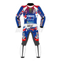 Fabio Quartararo 2025 Le Mans MotoGP Leather Racing Suit Yamaha Factory Team Replica Riding Gear