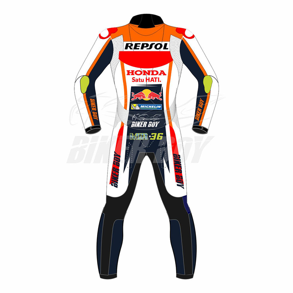 2023 Joan Mir Repsol Honda MotoGP Race Suit – Premium full leather racing suit offering superior safety, comfort, and agility for Joan Mir in the 2023 MotoGP World Championship.