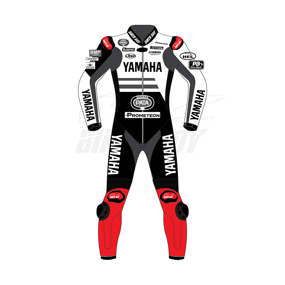 Jonathan Rea 2023 Yamaha PATA MotoGP Suit | Premium Racing Gear with CE Armor Protection
