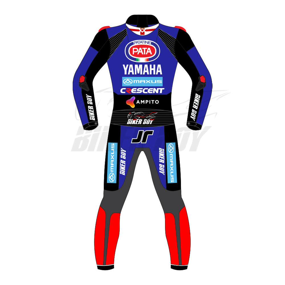 Jonathan Rea Yamaha SBK 2025 Race Suit Premium WorldSBK Motorcycle Leather Racing Suit with Factory Team Graphics