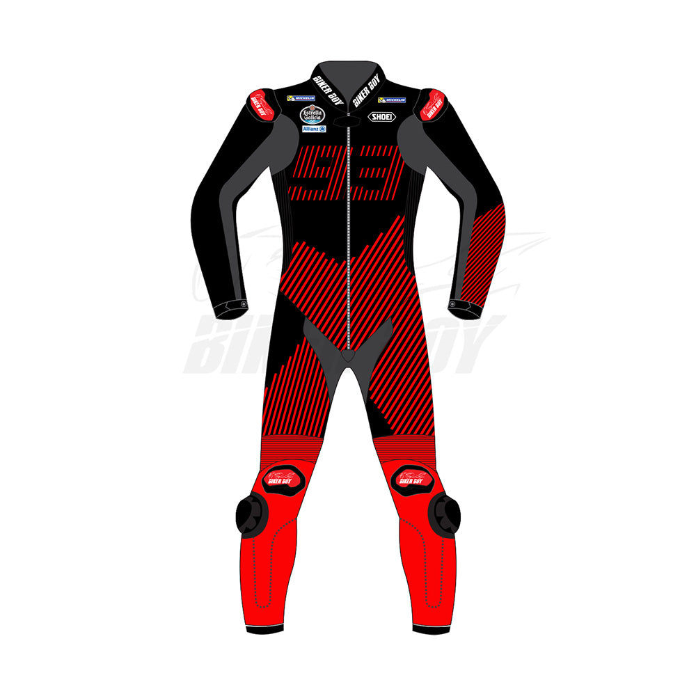 Marc Marquez 2024 Winter Test MotoGP Racing Suit – Authentic Leather Gear for Professional Riders