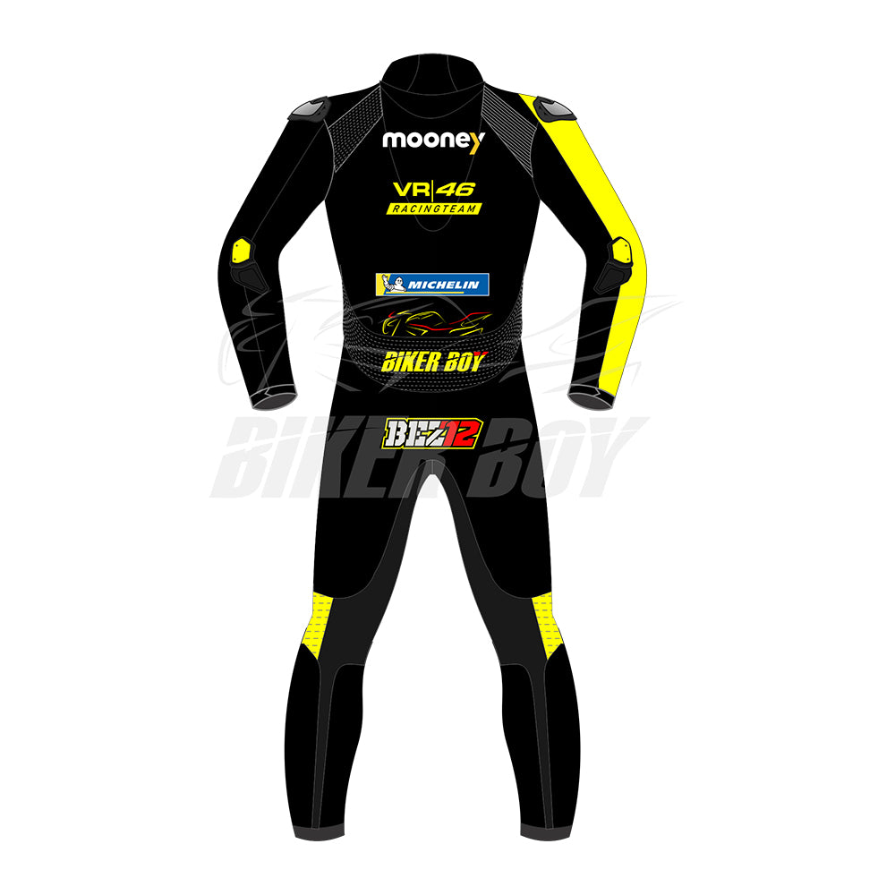 Marco Bezzecchi 2022 MotoGP Racing Suit in premium leather with CE-approved protection for professional riders
