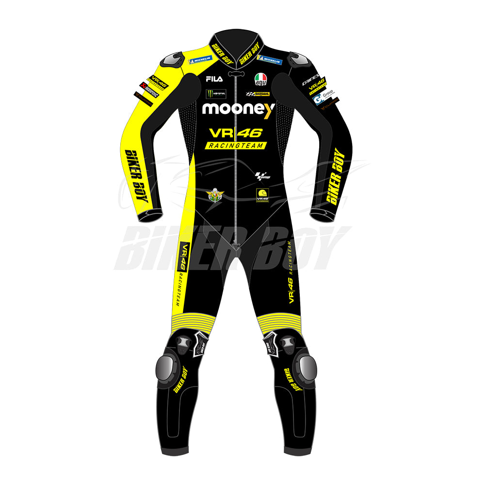 Marco Bezzecchi 2022 MotoGP Racing Suit in premium leather with CE-approved protection for professional riders