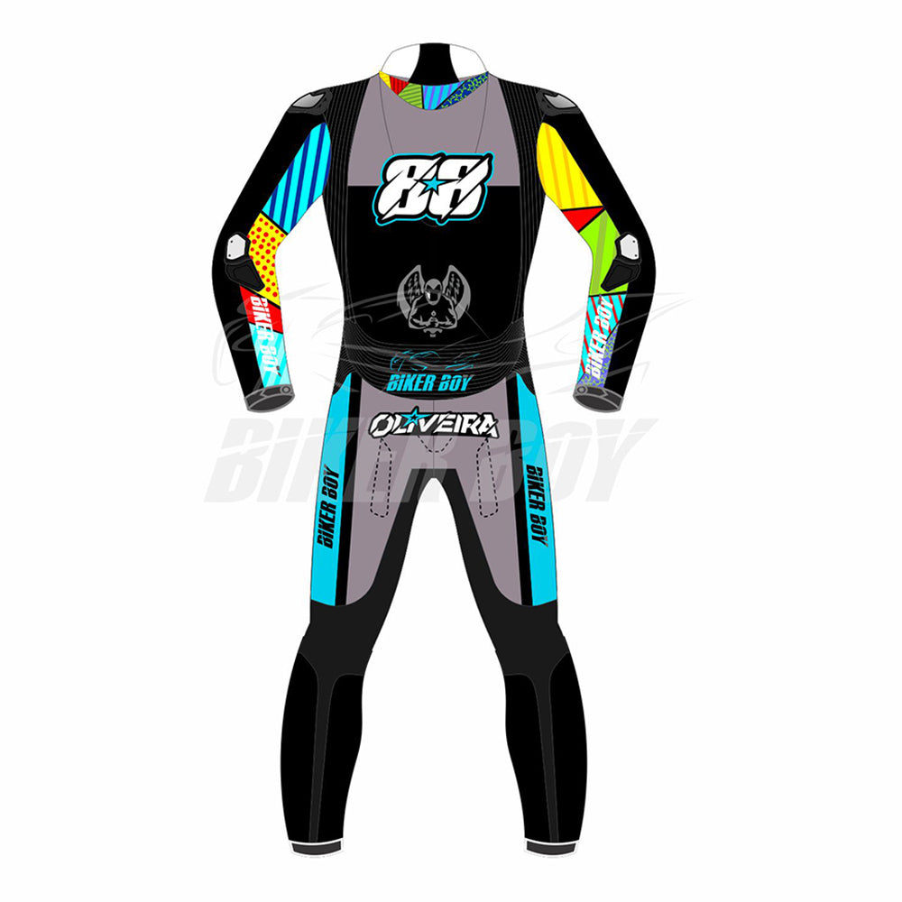 Miguel Oliveira 2023 Winter Test MotoGP Racing Suit – Premium full leather suit designed for top protection and performance, crafted for Miguel Oliveira during the 2023 MotoGP winter testing sessions.