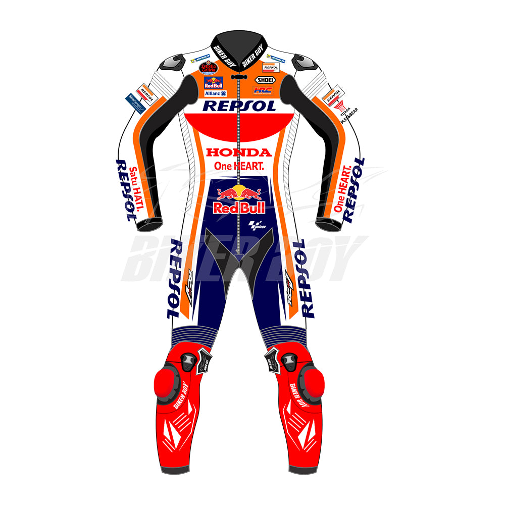 Pol Espargaro Repsol Honda MotoGP Leather Racing Suit 2022 Qatar GP Replica – Premium Cowhide Track Gear for Professional Riders