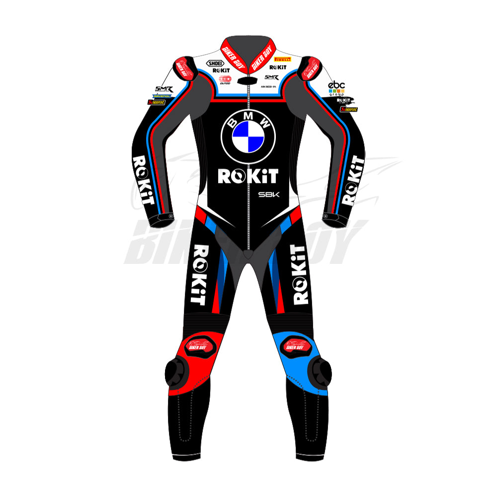 Toprak Razgatlioglu BMW ROKiT Race Suit 2025 WorldSBK Motorcycle Leather Racing Suit with Factory Team Livery